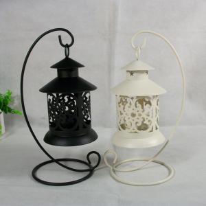 China Iron Candlestick hollow retro retro wedding creative crafts ornaments Morocco on sale
