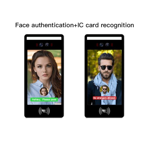 Quality 8 Inch WG34 Face Biometrics Attendance System With Rfid Card Reader for sale
