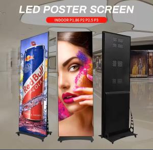 China Digital Led Poster Screen 640x1920mm Standing Led Display on sale