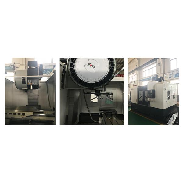 3 Axis Linear Guideway Vertical CNC Machine 18.5KW Power BT50 45° High Speed