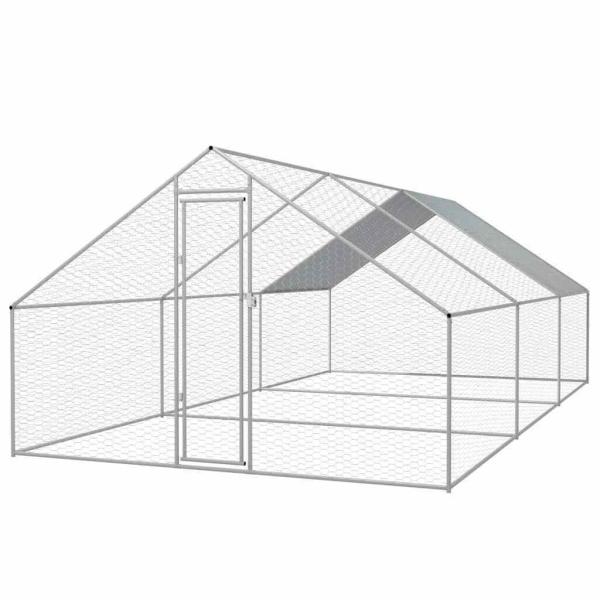 Air Circulation PE Cover Chicken Run Kennel For Poultry