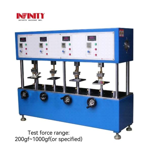 High Precision Keyboard Key Testing Four Stations Mechanical Button Testing
