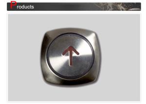 Wholesale Size 38 X 38 Mm Square Elevator Push Button With Special Filing Process from china suppliers