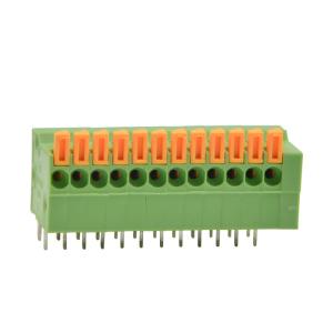 0.1 Pitch Spring Type Terminal Block KF141R-2.54 For PCB Mounting 2 ~ 24 Poles