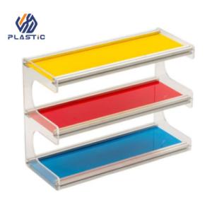 China Customized Design Polishing Acrylic Stand Acrylic Display Shelf Easy Maintenance on sale