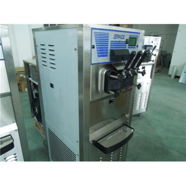 Commercial Soft Serve Stainless Steel Ice Cream Maker Floor Standing 40Liters/hour
