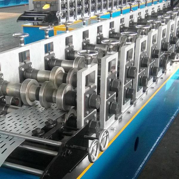 18m/Min Heavy Duty Cable Tray Roll Forming Machine Galvanized Steel