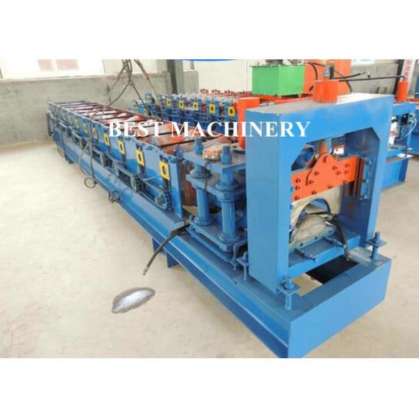 Ridge Cap Roof Tile Roll Forming Machine / Metal Roof Profile Camber