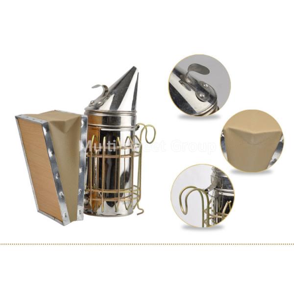 10cm Barrel Diameter Leatheroid SS Bee Hive Smoker