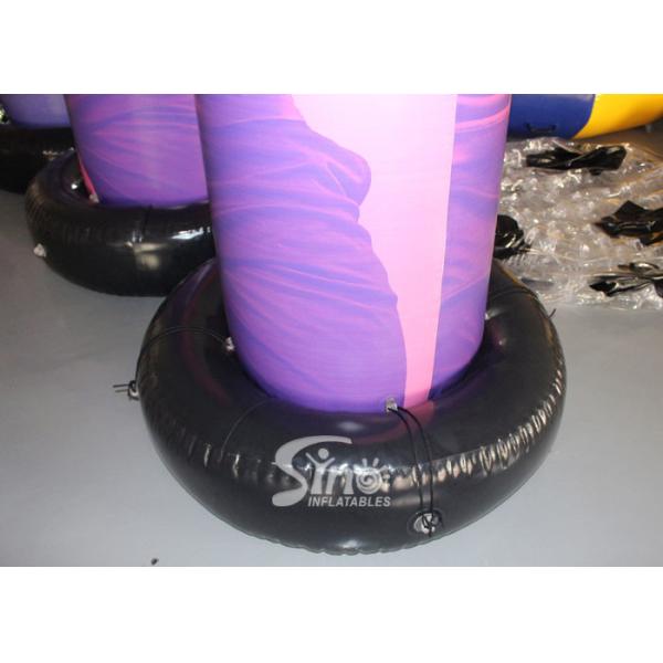 3 Mts High Custom Design Airtight Advertising Inflatable Column Completely Digital Printed Made Of Best Material