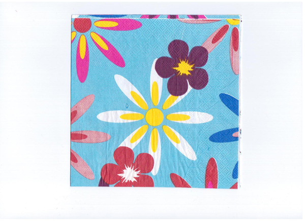 Degradable 3-Ply Colored Dinner Napkins , 25x25cm Square Paper Napkins