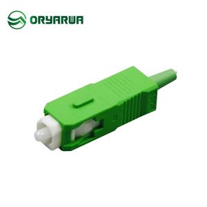 China 20mm Boot SC Single Mode Connector 0.9mm Fiber Optic Connectors on sale