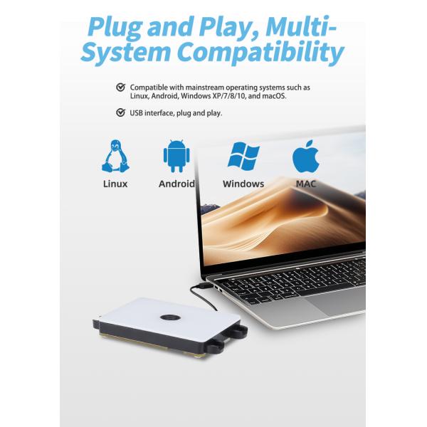 Ultra Thin Fixed Barcode Scanner Embedded USB 2D Scanner High Accuracy