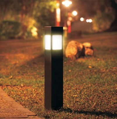 Rainproof Solar LED Garden Lights Aluminium Materials 1000lm With Radar Sensor