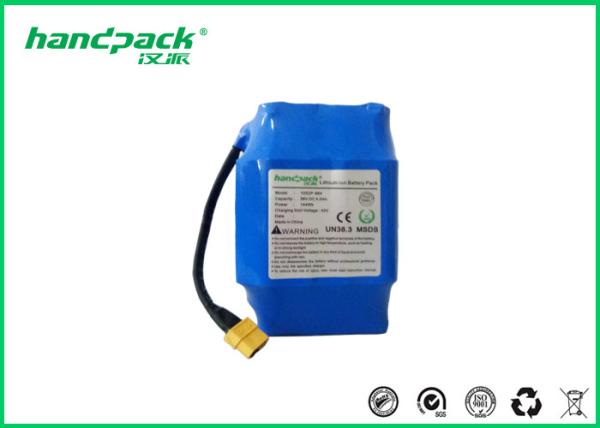 Quality 36V 4.4AH Hoverboard Battery Pack , Lithium Ion Battery Pack CE Certificated for sale