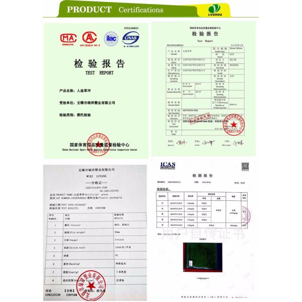 Topiary 35mm Colorful Artificial Grass / 4 Color Laying Fake Turf Envrionmentally