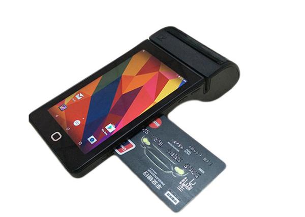 Handheld Touch Screen POS Terminal Wireless Credit Card Machine With Built-in