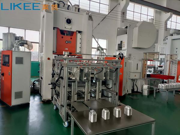 Quality Customized 4 Caivities 30~75 strokes/min 80TON Aluminium Foil Container Making Machine for sale
