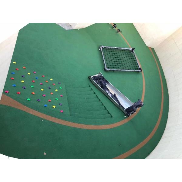 Soft EPDM Playground Rubber Granules Colorful Safety No Toxic