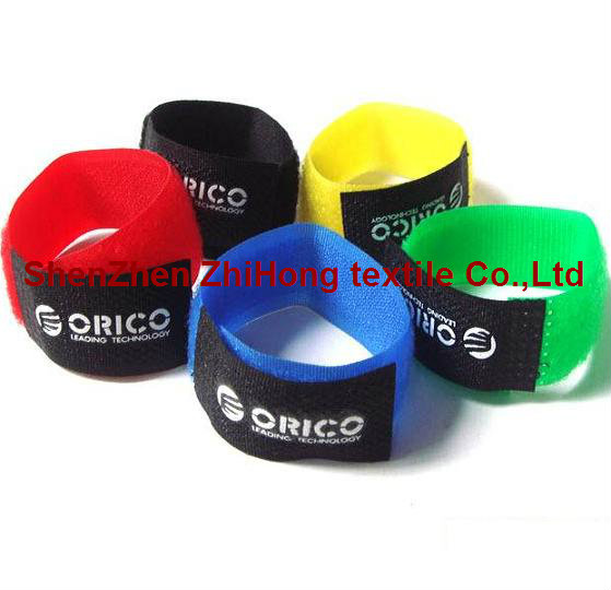 Ultrasonic Voltage Nylon Hook And Loop Cable Ties Tape Fastener Binding Strap