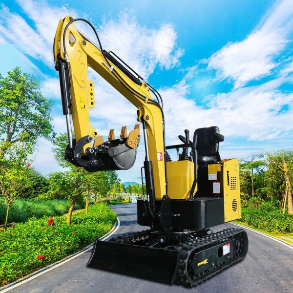 Quality Maximum Excavation Depth 1700mm Mini Crawler Excavator With Diesel Engine for sale