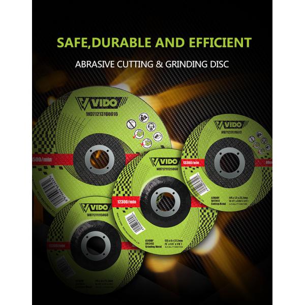 125x1.2mm Metal Grinding Cutting Disc, be used for cutting ordinary metal, carbon steel, steel alloy, weld seams, etc