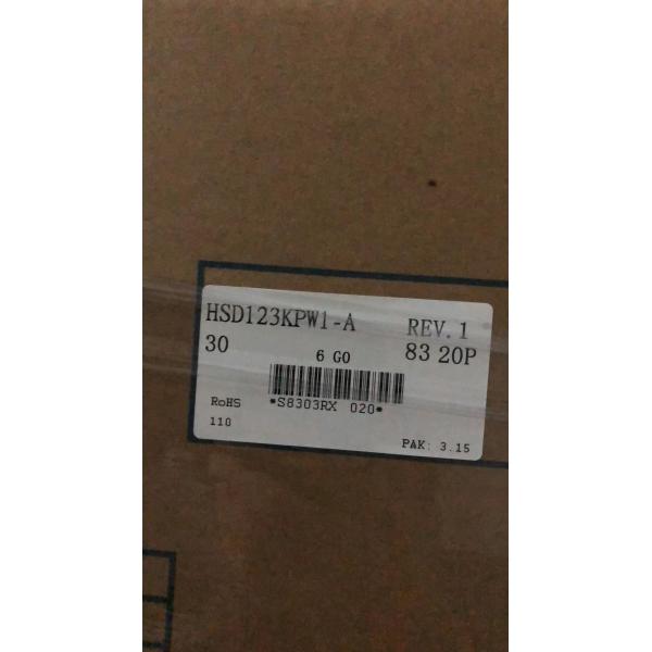 850CD/M2 50 Pin Automotive LCD Display 1920*720 Pixels HSD123KPW1-A Hanstar 12.3"