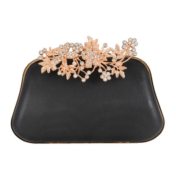 Delicate Flower Closure Clutch Bag Frames Wallet Frame With Handles