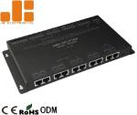 Aluminium Alloy Shell DMX Signal Splitter 8 Channels Output / AC90-250V Input