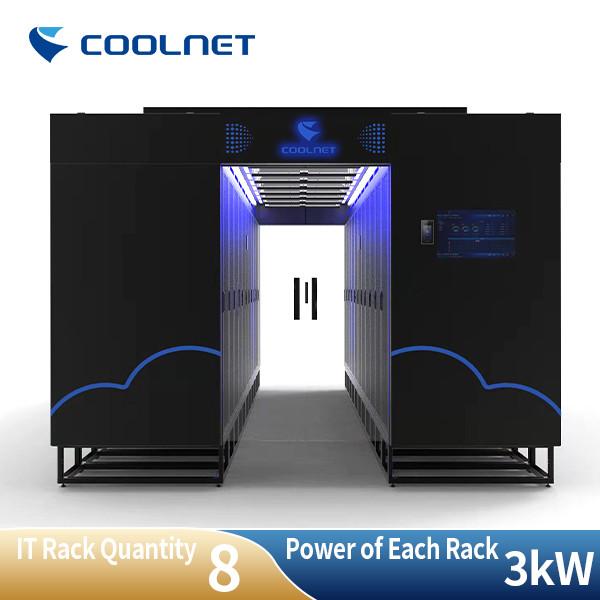 Quality Modular Data Center With In  Row Air Conditioning Closed Cold Aisle Solution for sale