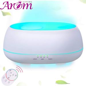 500ml Ultrasonic Plastic Aroma Diffuser With Remote Controller