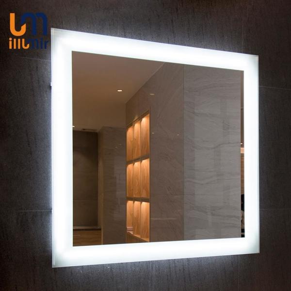 Quality Customized Large LED Bathroom Mirror Frameless Easy Installation And Cleaning for sale