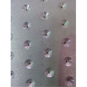 Taper Hole Round Hole Stainless Steel Drilling Metal Mesh Screen Sheet Plate 2
