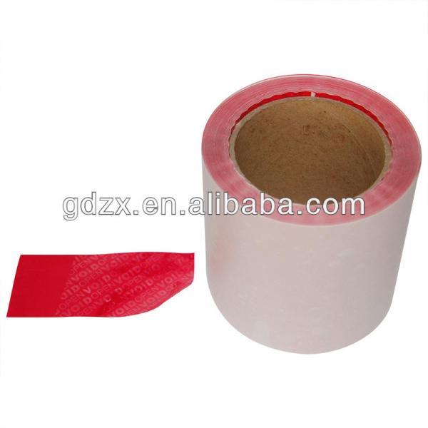 Full Color Matt Tamper Proof Label Material Non Transparent Layer