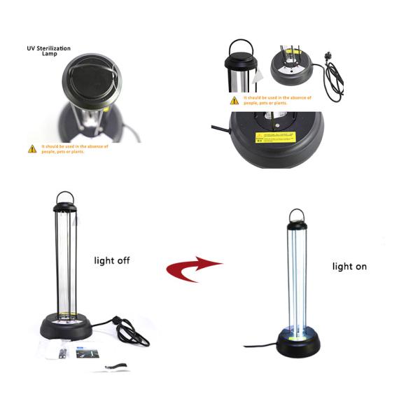 38W UVC Germicidal Lamp Remote Control Ultraviolet Sterilizing Disinfection