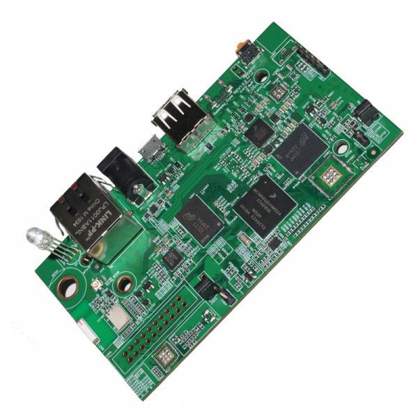 Two Layers PCB Contract Manufacturing / 1oz Fast Pcb Prototyping Service