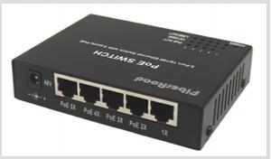 Quality 5-Port 10 / 100M Switch with 4-Port POE  IEEE802.3af compliant Powered Device PD for sale