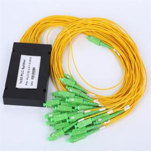 China ABS PLC Optical Splitter SC APC SC UPC Fiber Optic PLC Splitter 1x8 1x32 1x16 1x64 on sale