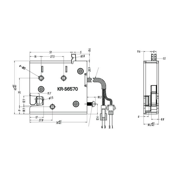Robust 304 Stainless Steel Storage Locker Electronic Rotary Latch