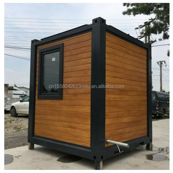 Sandwich Panel Door Container Houses 40ft Two Bedroom for Glass Door Living Accommodation