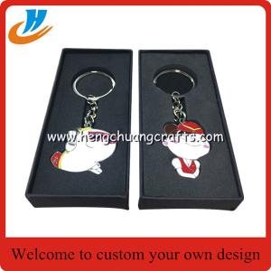 Metal keychains/keyrings/key chains/key rings with custom logo boxes