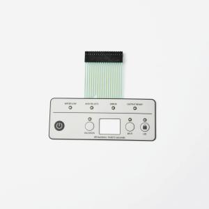 China Dustproof Waterproof Flexible Membrane Switches With LED LGF Light on sale