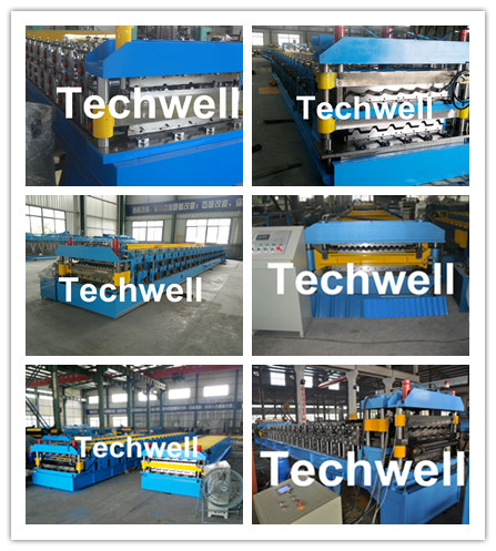 7.5KW High Speed Double Deck / Layer Roll Forming Machine With Automatic Hydraulic Cutting