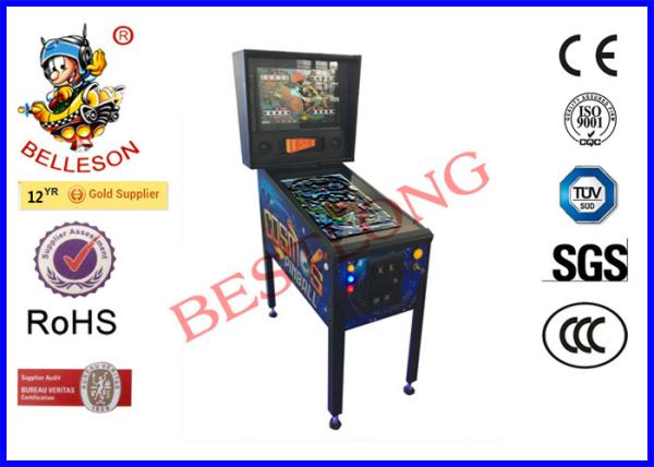 Quality Foldable Mini Pinball Arcade Game Machine 15 Inch LED Screen 51CM Width for sale