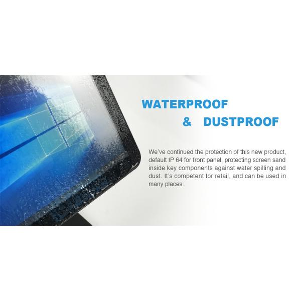 1366×768 Resolution 18.5 inch Touch Screen Toll System