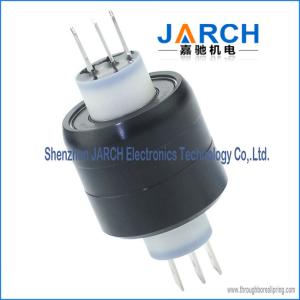 Wholesale 3 Pole 30A HF signal miniature Mercury Slip Ring A3H ethernet slip ring from china suppliers