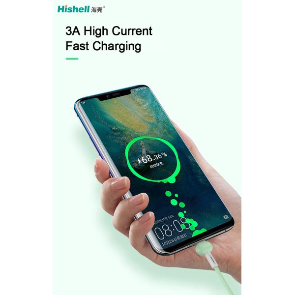 OEM Flameproof Data Mobile Phone Charging Cable Type C Anti Oxidation