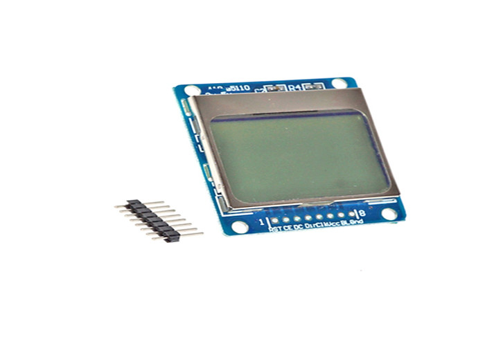 5110 Lcd Display Module With White And Blue Backlight Adapter PCB 84X48 84*48