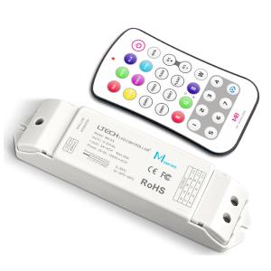 China 12V-24V Led Rgb Strip Rf Controller DC12-24V 5A/4CH 2.4GHz Wireless Remote on sale