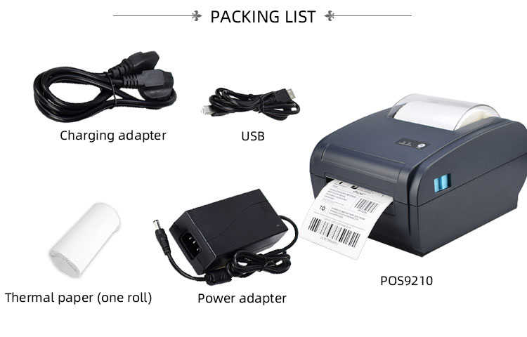 Return and Replacement 110mm 4inch Desktop Portable Barcode Label Thermal Printer